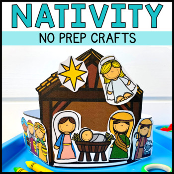 Preview of Christmas Nativity Crafts Sunday School