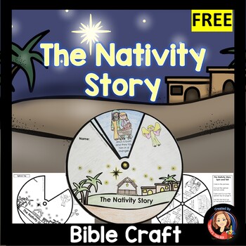 Preview of Christmas Craft Nativity Freebie