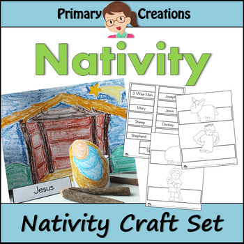 Christmas Nativity Preschool Prek and Kinder Craft Activity | TPT