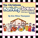 Christmas Nativity Scene Coloring & Dot-to-Dot Printables