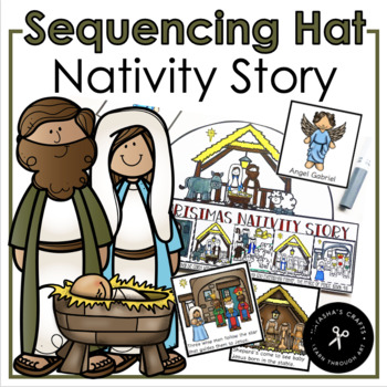 Christmas Nativity Sequencing Hat by Natasha's Crafts - Crafty Teacher Link