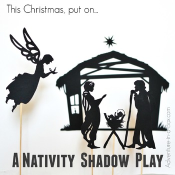 Preview of Christmas Nativity Shadow Puppets