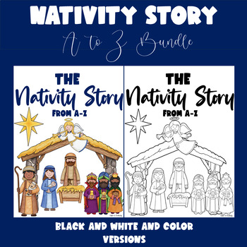 Christmas Nativity Story A-Z Bundle by Coffee and Creativity Teaching ...