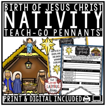 Christian Christmas Nativity Activities The Birth of Jesus Christ Bible ...