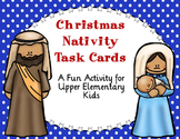 Christmas Nativity Task Cards for Upper Elementary