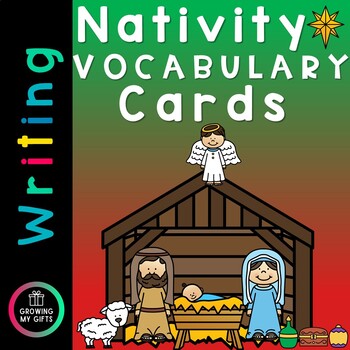 Preview of Christmas Nativity Vocabulary Cards