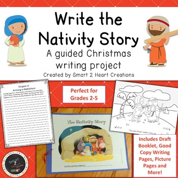 Preview of Christmas Nativity Writing: Christmas Story Project
