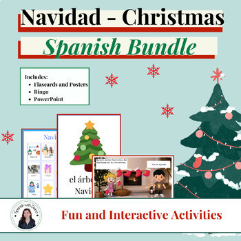 Preview of Christmas Navidad - Spanish Activities Bundle - Digital and Printable