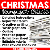 Christmas Writing Activity: Newspaper Article