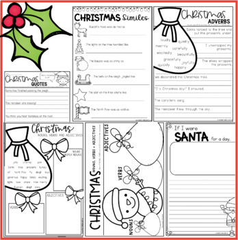 Christmas No Prep Math and Literacy - Year 3 by Lauren Fairclough