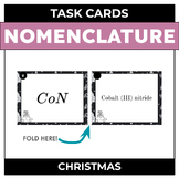 Christmas Nomenclature Review Task Cards Round Robin Activ