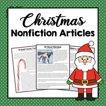Preview of Christmas Nonfiction Articles | Differentiated Articles About Christmas
