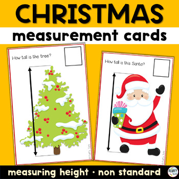 Preview of Christmas NonStandard Measurement Worksheets Activities