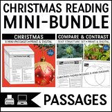 Christmas Nonfication Reading Comprehension Passages Bundle