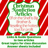 Christmas Nonfiction Article Guides