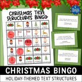 Christmas Nonfiction Text Structures Bingo Game