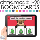 Christmas Number ID 11-20 Boom™ Cards - Distance Learning 