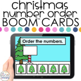 Christmas Number Order 0-20 Boom™ Cards - Distance Learnin