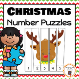 Christmas Number Puzzles For Rote and Skip Counting