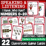 Christmas Number Recognition Game | Easy-Prep I Have, Who 
