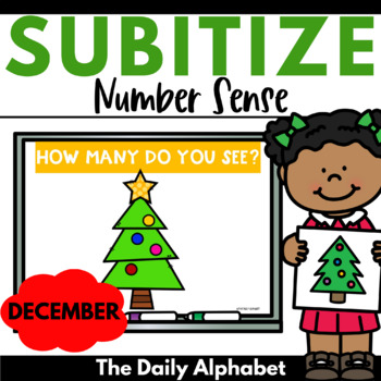 Preview of Christmas Number Sense | Subitize for Number Sense (December)