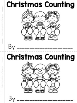 Preview of Christmas Number Words / Sight Word Emergent Reader | Mini Book