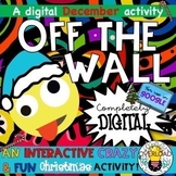 Christmas OFF THE WALL: Digital & Interactive Google Slides GAME