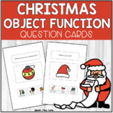 Christmas Object Function Task Cards for Speech Therapy | 