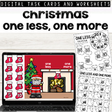 Christmas One More One Less for Google Slides™ and Worksheets
