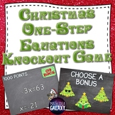 Christmas One-Step Equations Game