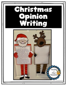 Preview of Christmas Opinion Writing