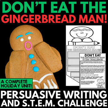 Preview of Christmas STEM Activities - Christmas STEM Challenges - Gingerbread Man Project