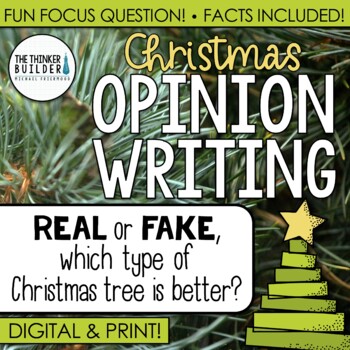 Preview of Christmas Opinion Writing - Topic: "Christmas Trees"