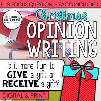Preview of Christmas Opinion Writing - Topic: "Gifts"