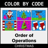 Christmas: Order of Operations - Coloring Worksheets | Col