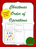 Christmas Order of Operations Cooperative Learning Activity