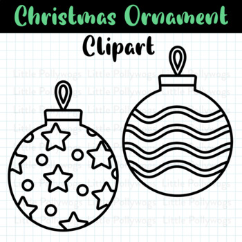 Christmas Ornament (Baubles) Clipart by Little Pollywogs | TPT
