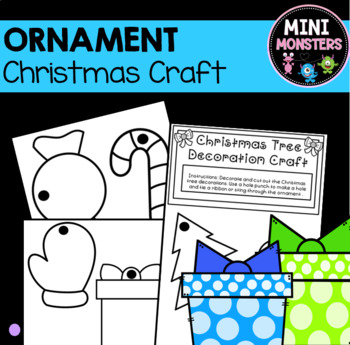 Preview of Christmas Ornament Craft Printables