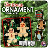 Christmas Ornament Craft Templates | Gingerbread Frame