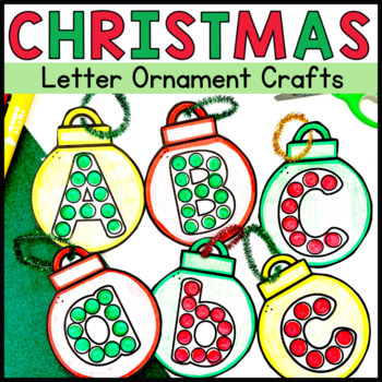 Preview of Christmas Ornament Crafts Christmas Gifts Preschool, PreK and Kindergarten