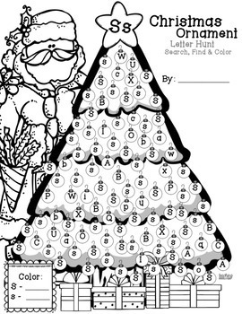 Color By Letter Christmas Tree Free Printable Worksheet – Miniature  Masterminds