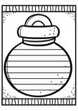 Christmas Ornament Writing Template