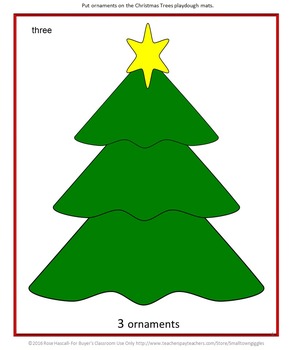 Christmas Math Centers Christmas Play Dough Mats Special