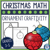 Christmas Ornaments Geometry Craftivity