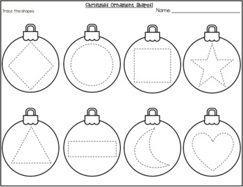 printable christmas ornament shapes