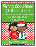 Christmas Packet - First Grade {FREEBIE}