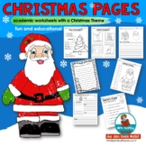 Christmas Pages | Literacy & Math | Second Grade