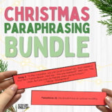 Christmas Paraphrasing Bundle for Avoiding Plagiarism