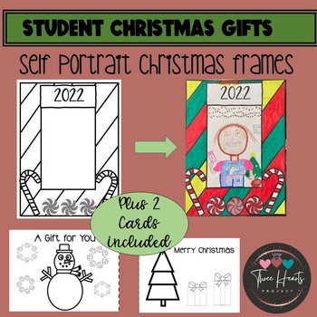 Preview of Christmas Parent Gift | Self Portrait Christmas Frames