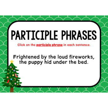 participle phrases